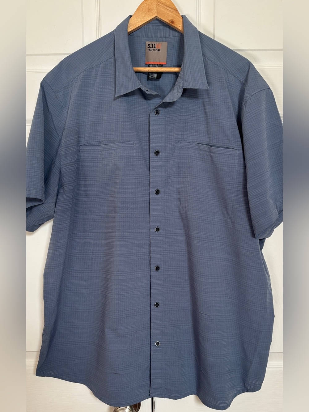 5.11 Tactical Men’s 2XL Blue Short Sleeve Utility Shirt